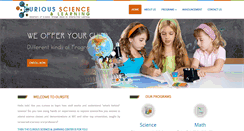 Desktop Screenshot of curious-science.com